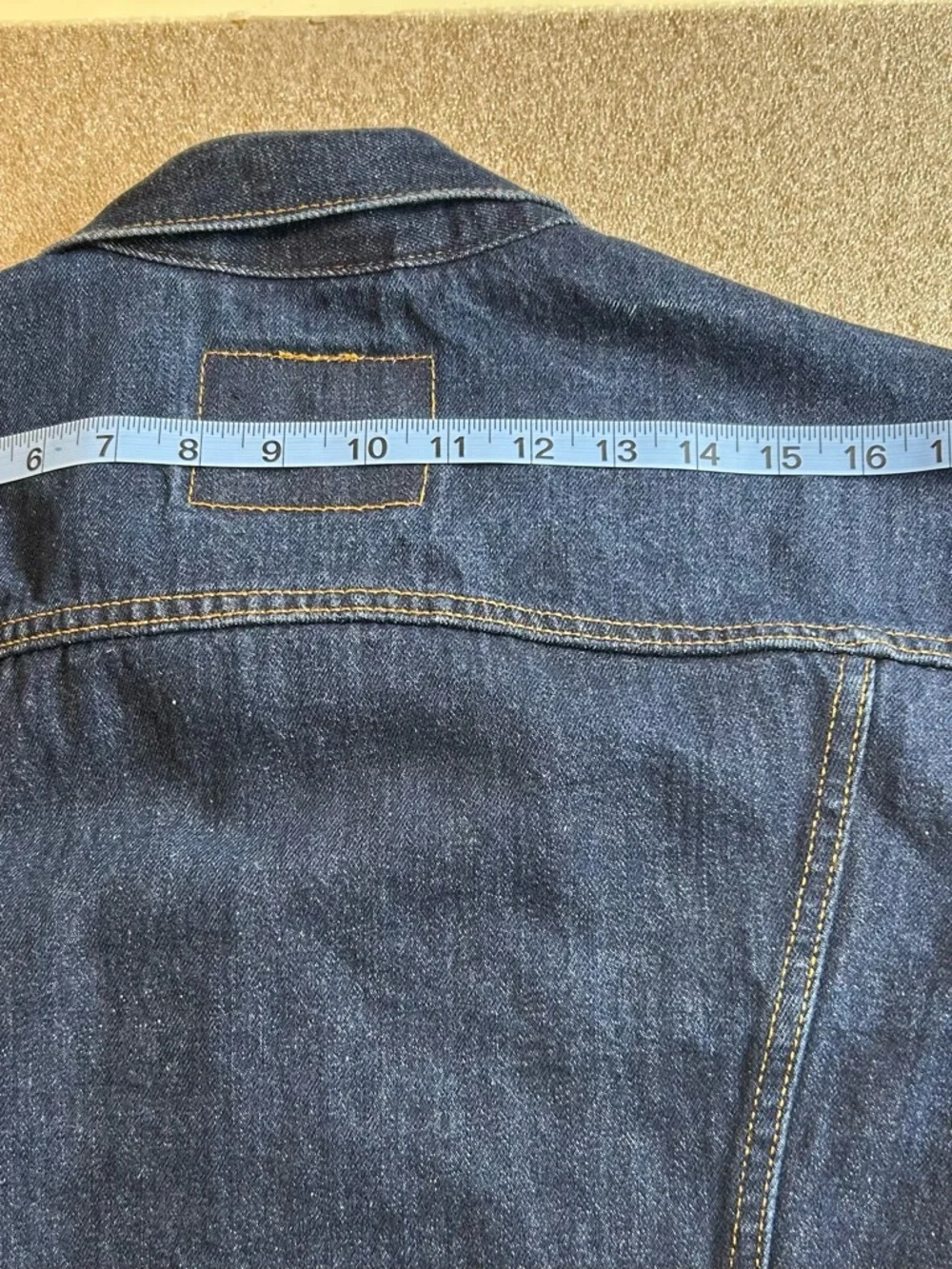 Levi's Indigo Blue Denim Original Jean Jacket - Picture 12 of 12